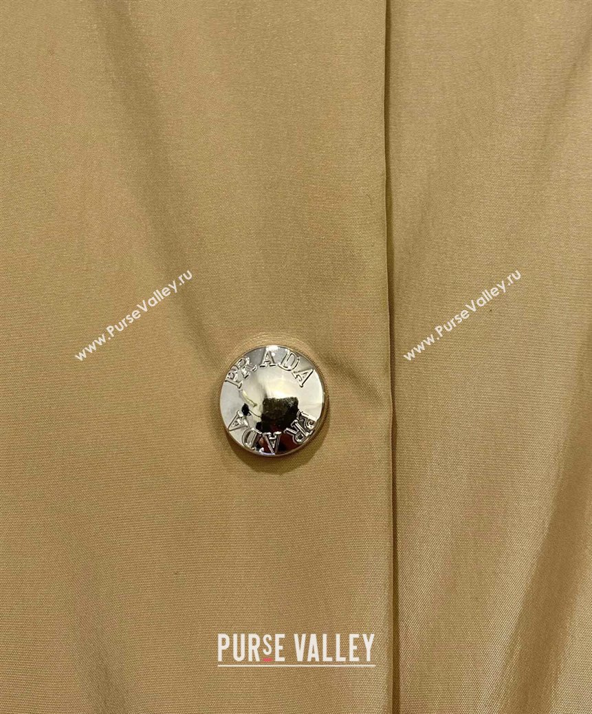 Prada Cotton-Padded Jacket and Pants Set Beige 2025 PR091960 (QI-250919060)