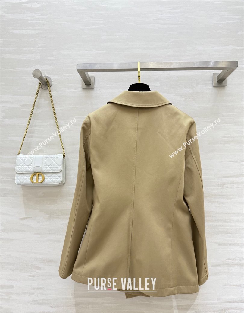 Dior Short Coat Khaki 2025 DR091973 (QI-250919073)