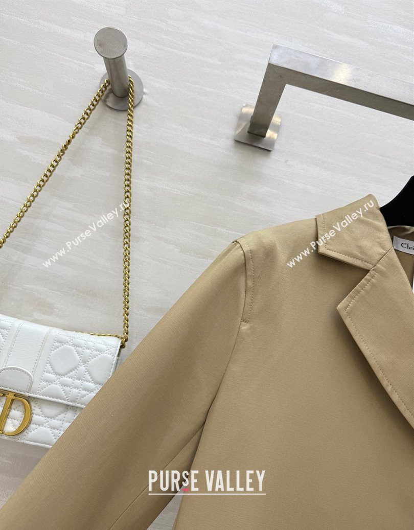 Dior Short Coat Khaki 2025 DR091973 (QI-250919073)