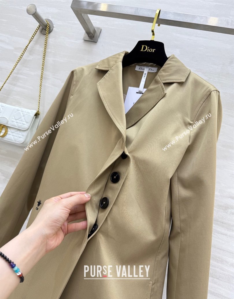 Dior Short Coat Khaki 2025 DR091973 (QI-250919073)