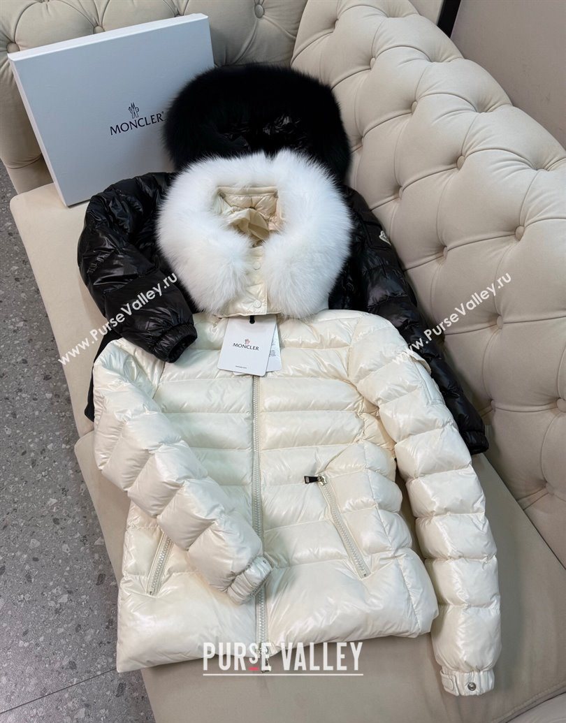 Moncler Classic Down Jacket White/Black 2025 1014 (QI-251014093)