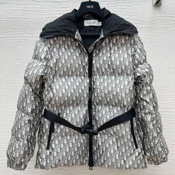 Dior Oblique Padded Jacket Grey 2025 1014 (QI-251014134)