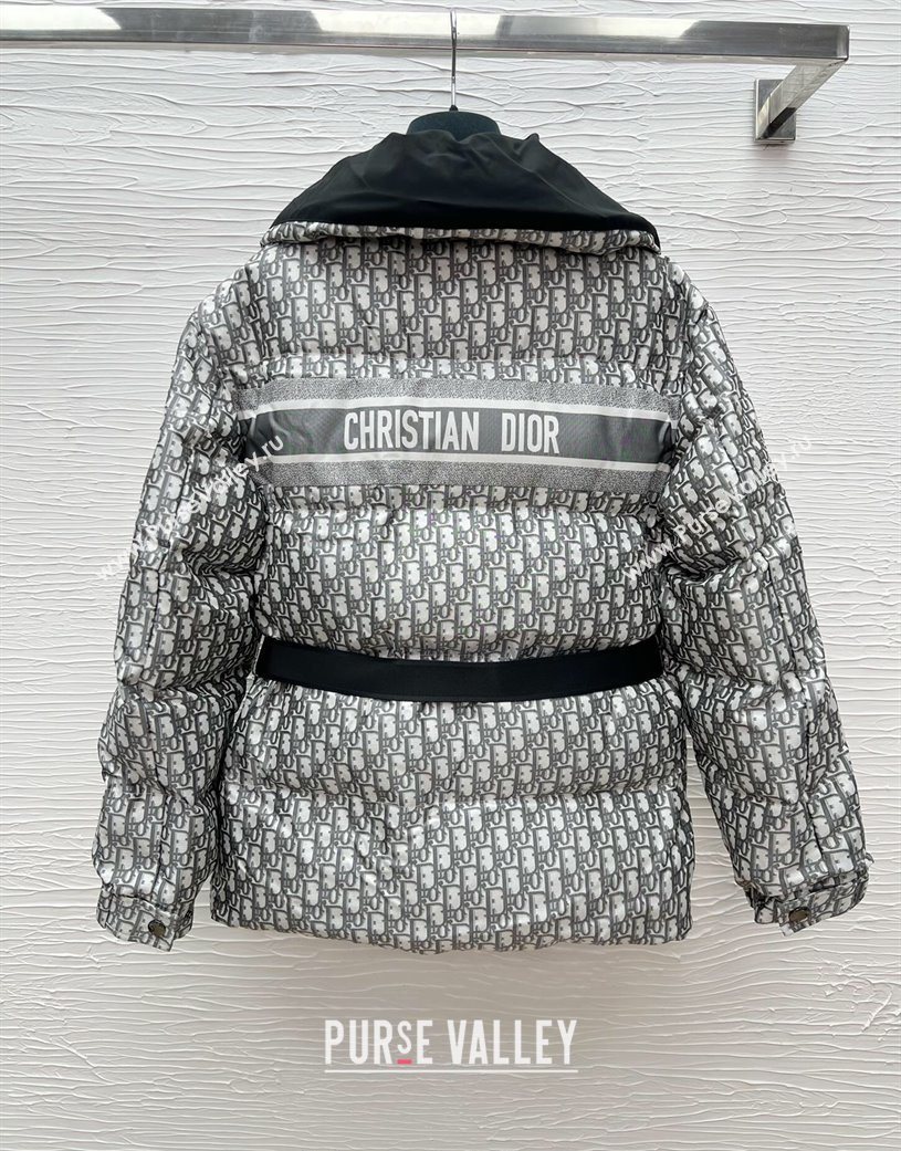 Dior Oblique Padded Jacket Grey 2025 1014 (QI-251014134)