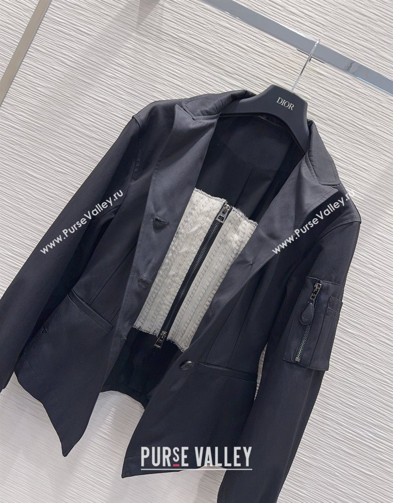 Dior Jacket Black 2025 DR101404 ( QI-251014127)