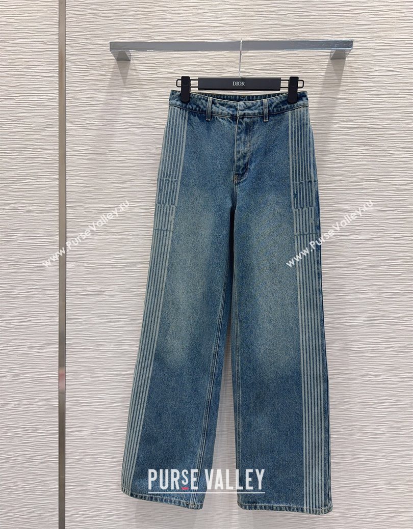 Dior Cotton Denim Jeans Blue 2025 DR101502 (QI-251015013)