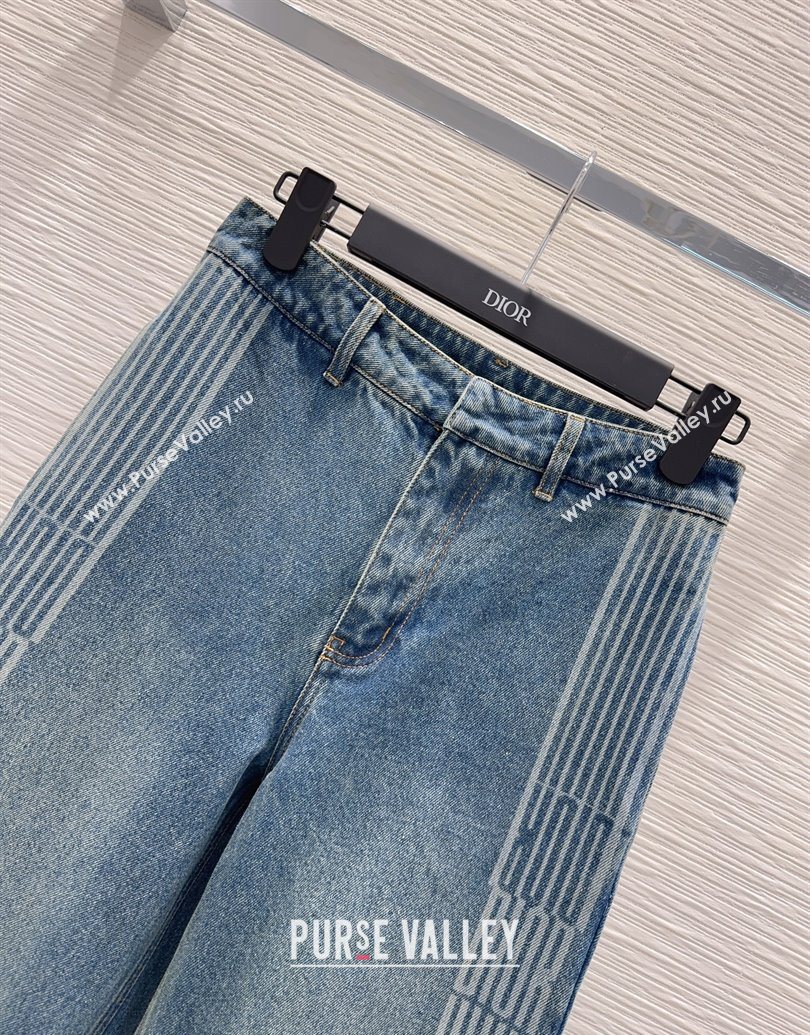 Dior Cotton Denim Jeans Blue 2025 DR101502 (QI-251015013)