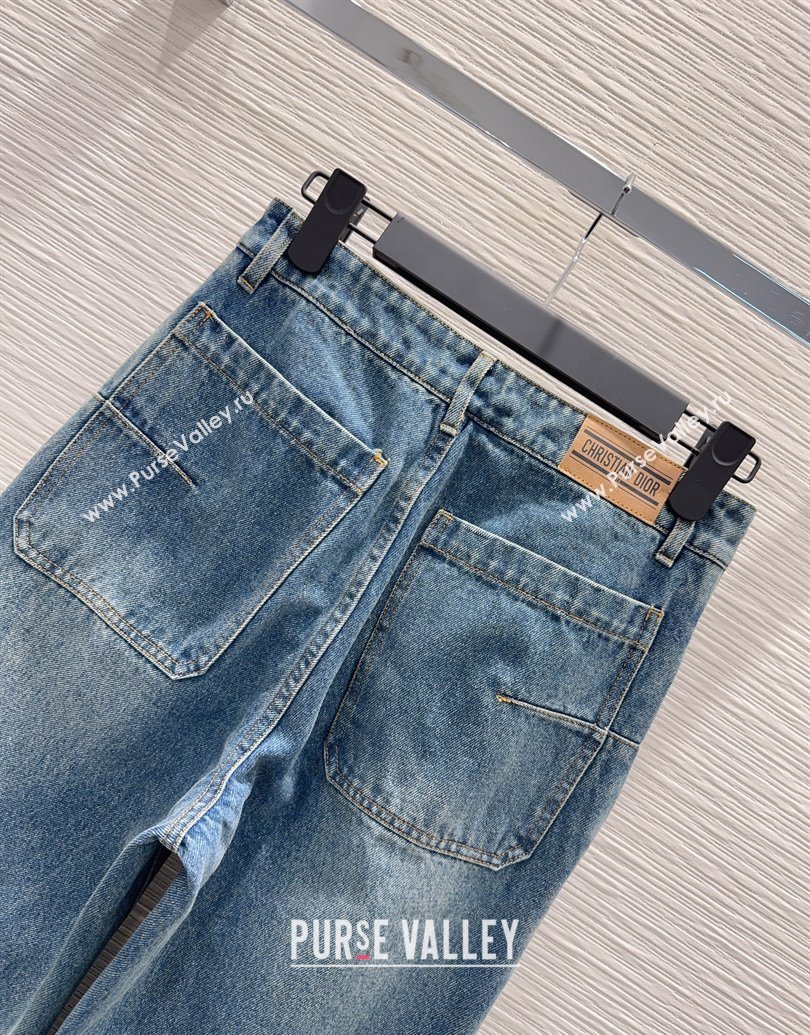 Dior Cotton Denim Jeans Blue 2025 DR101502 (QI-251015013)