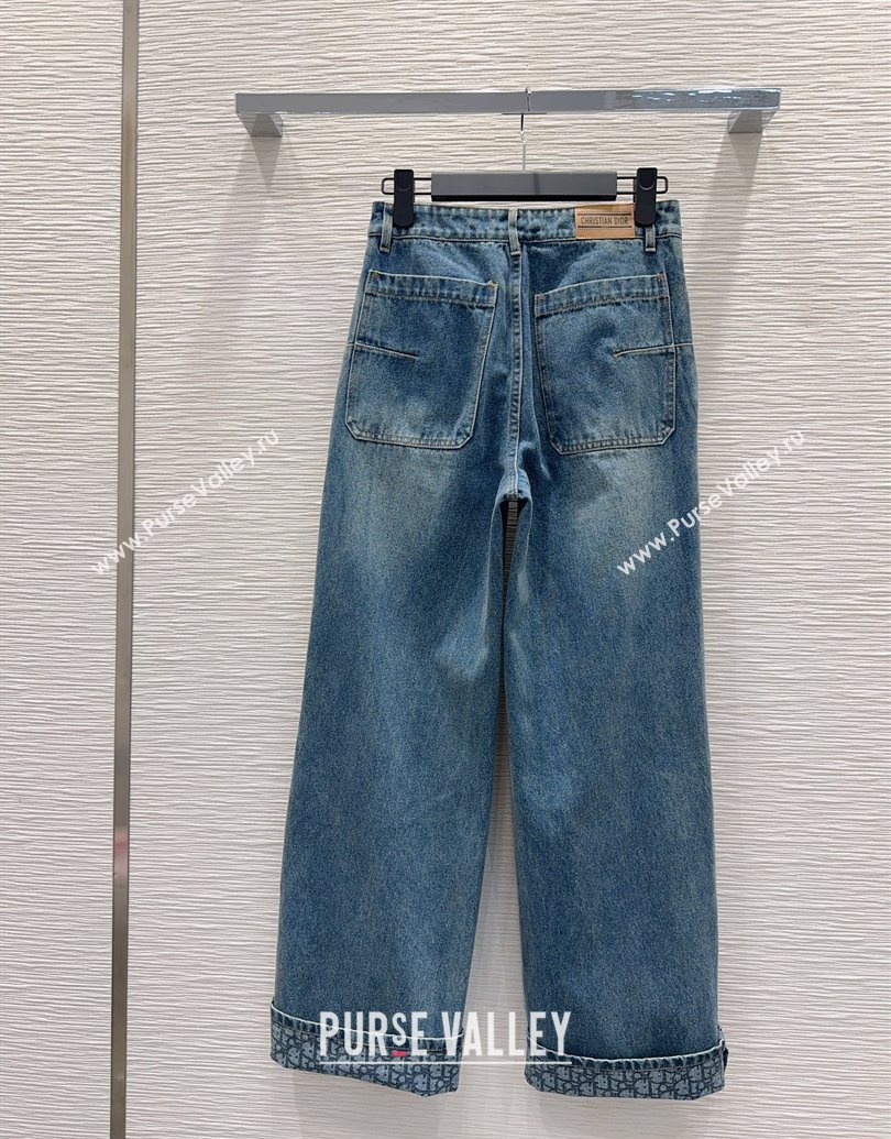 Dior Cotton Denim Jeans Blue 2025 DR101502 (QI-251015013)
