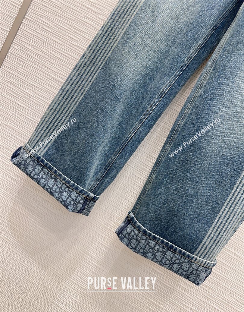 Dior Cotton Denim Jeans Blue 2025 DR101502 (QI-251015013)