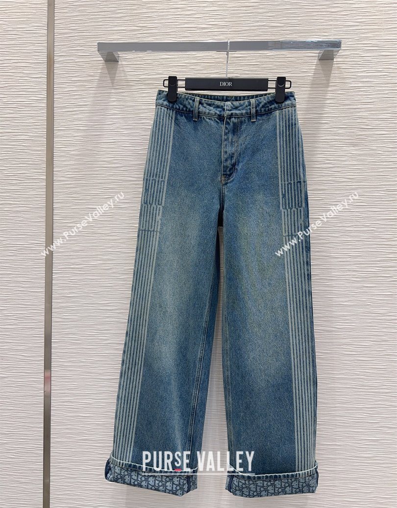 Dior Cotton Denim Jeans Blue 2025 DR101502 (QI-251015013)