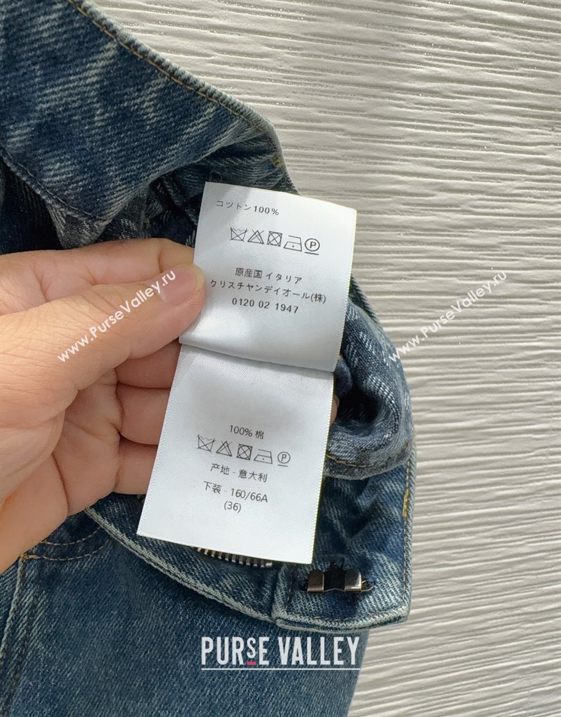 Dior Cotton Denim Jeans Blue 2025 DR101502 (QI-251015013)