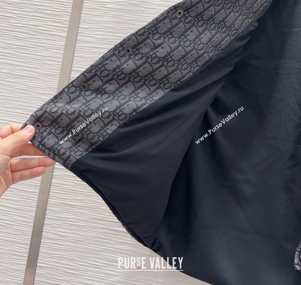 Dior Oblique Down Vest Black 2025 DR101503 (QI-251015017)