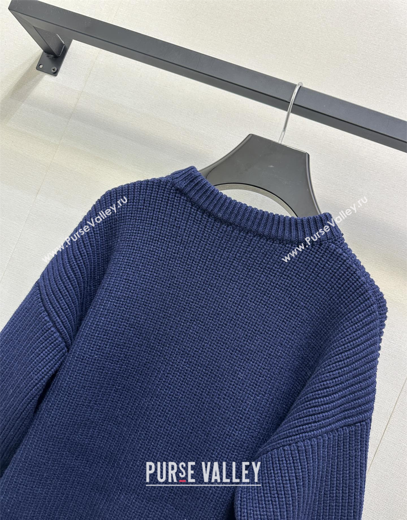 Celine Wool Sweater Blue 2025 CE101501 (QI-251015008)