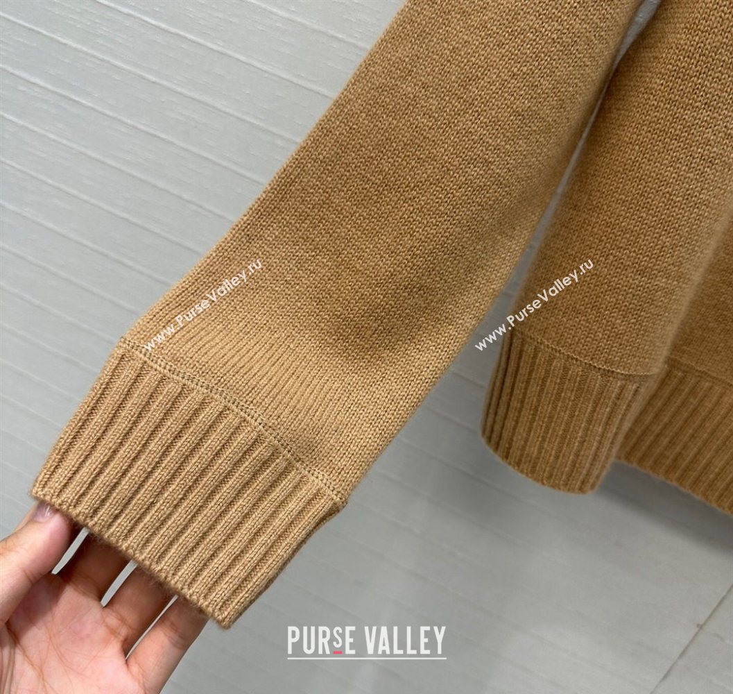 Prada Cashmere Sweater Brown 2025 PR101504 (QI-251015065)