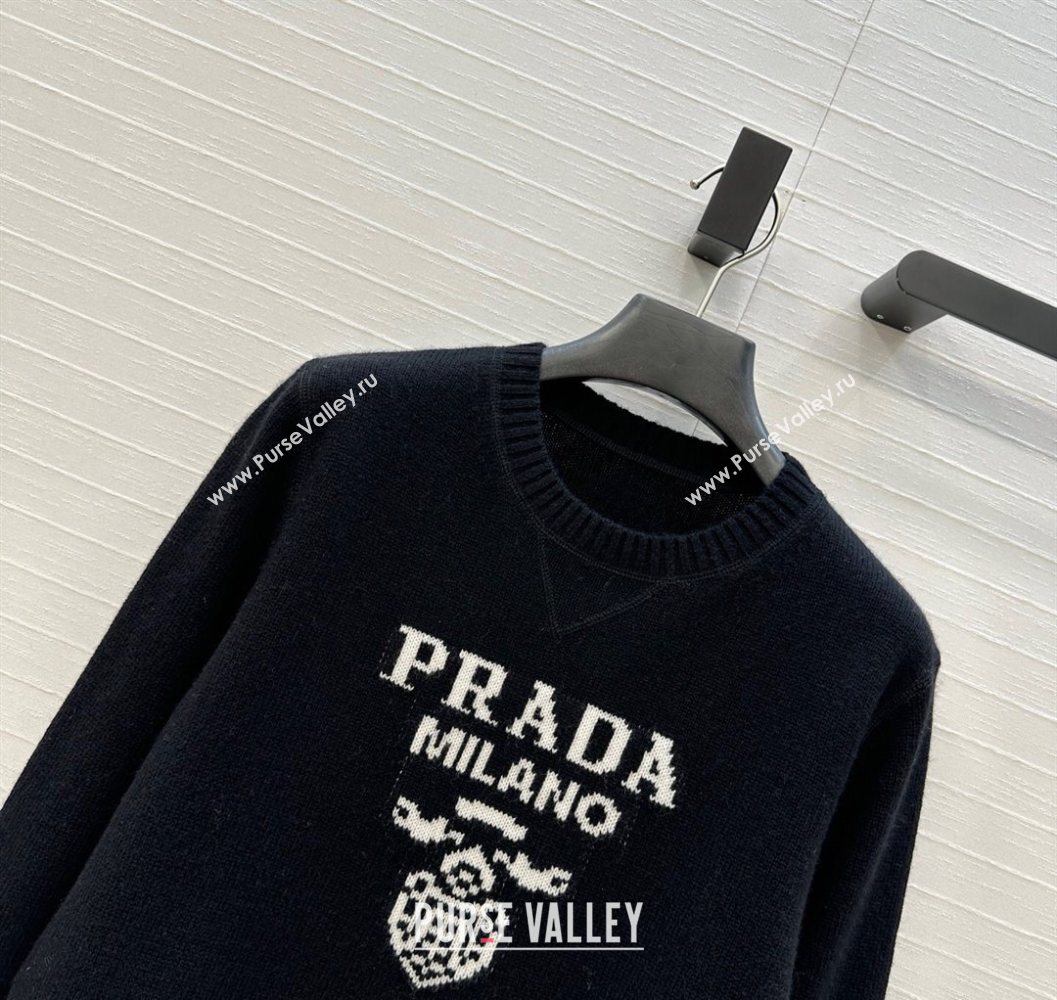 Prada Cashmere Sweater Black 2025 PR101504 (QI-251015066)