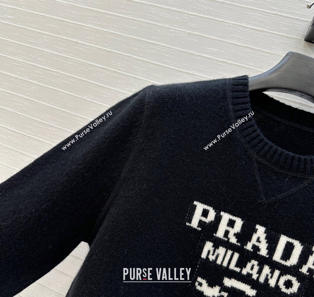 Prada Cashmere Sweater Black 2025 PR101504 (QI-251015066)