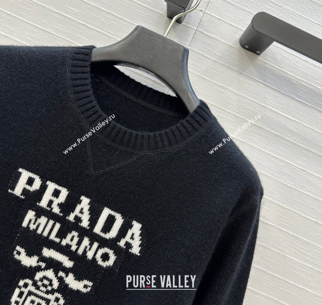 Prada Cashmere Sweater Black 2025 PR101504 (QI-251015066)