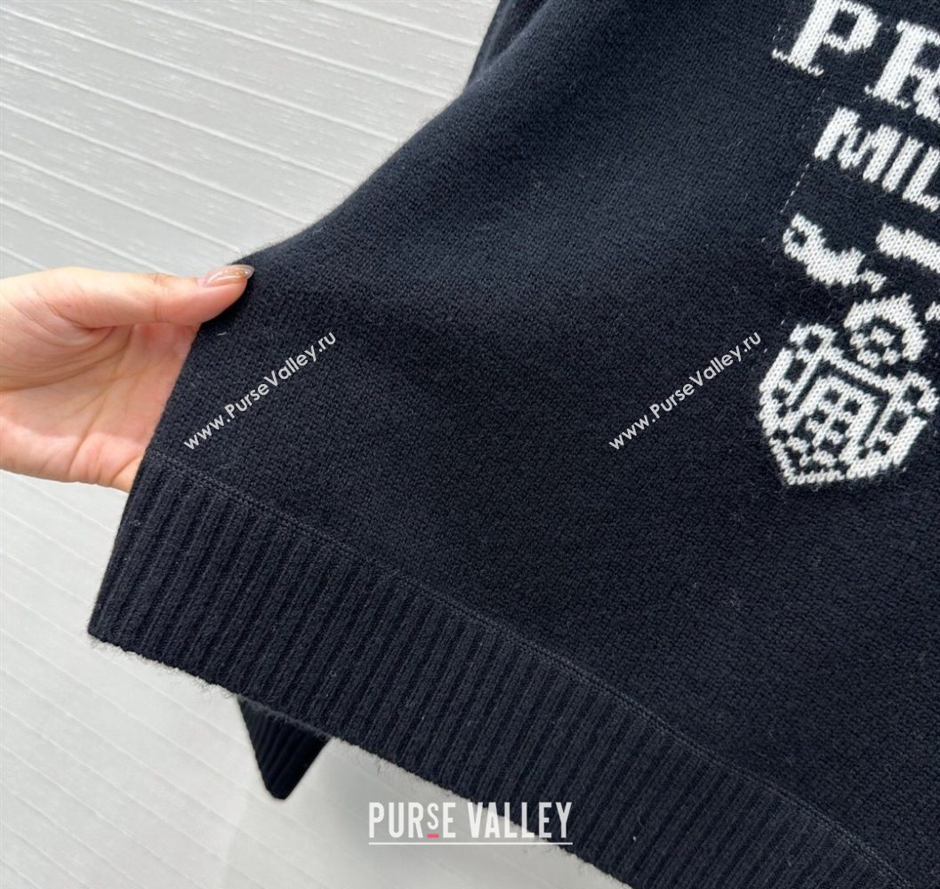 Prada Cashmere Sweater Black 2025 PR101504 (QI-251015066)