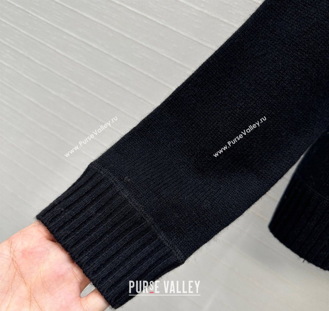 Prada Cashmere Sweater Black 2025 PR101504 (QI-251015066)