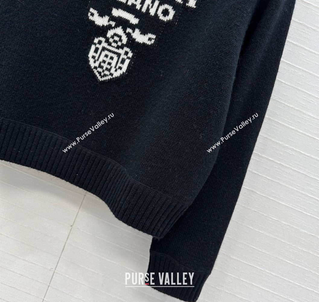 Prada Cashmere Sweater Black 2025 PR101504 (QI-251015066)