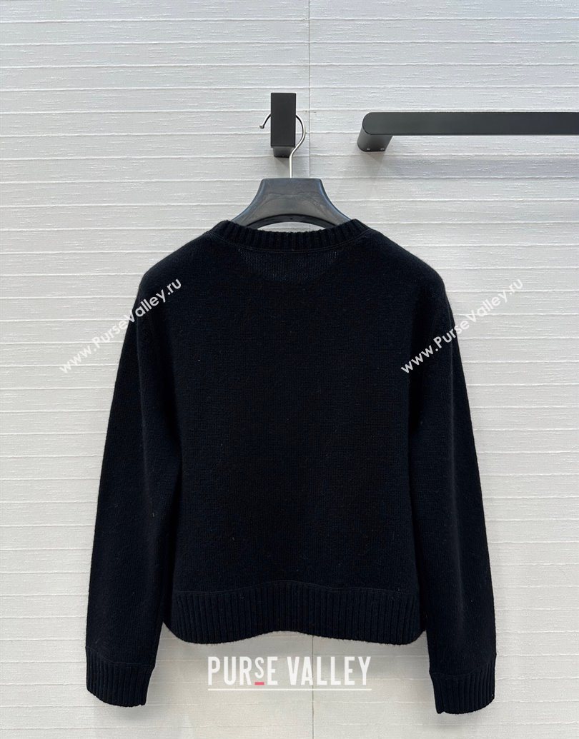 Prada Cashmere Sweater Black 2025 PR101504 (QI-251015066)