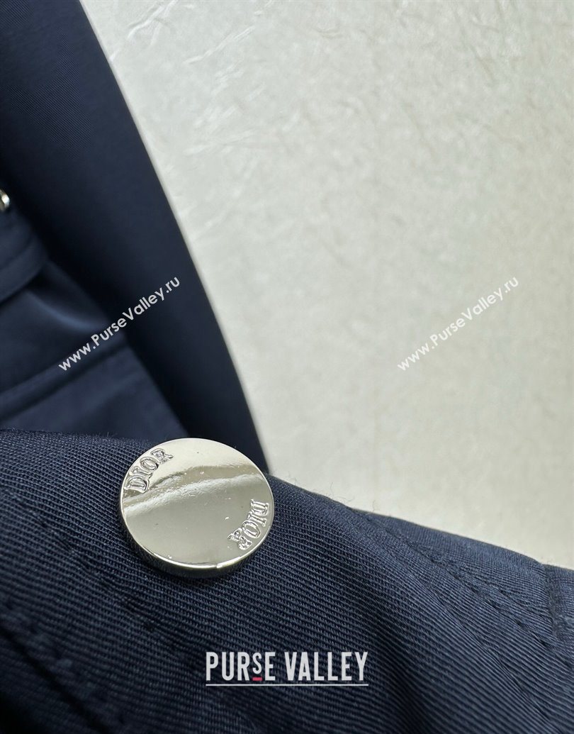 Dior Short Coat Blue 2025 DR101504 (QI-251015036)