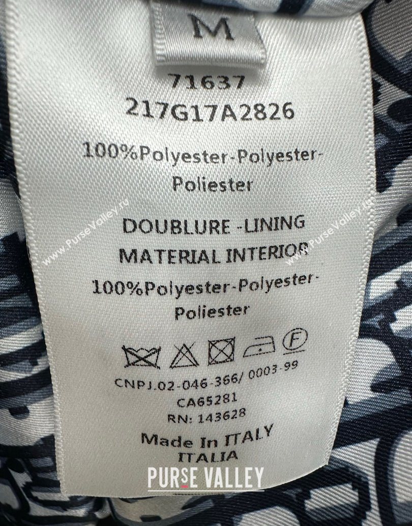 Dior Short Coat Blue 2025 DR101504 (QI-251015036)