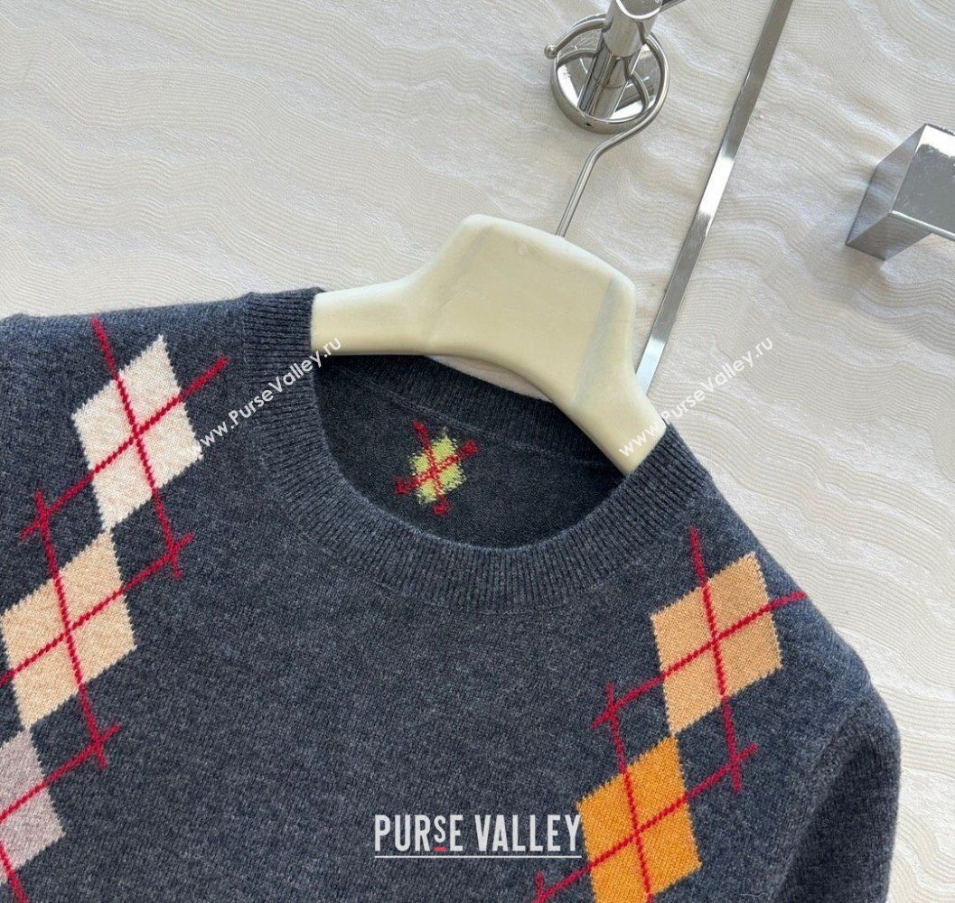 Ermanno Scervino Wool Cashmere Shirt with Embroidery Dark Grey 2025 (QI-251015076)