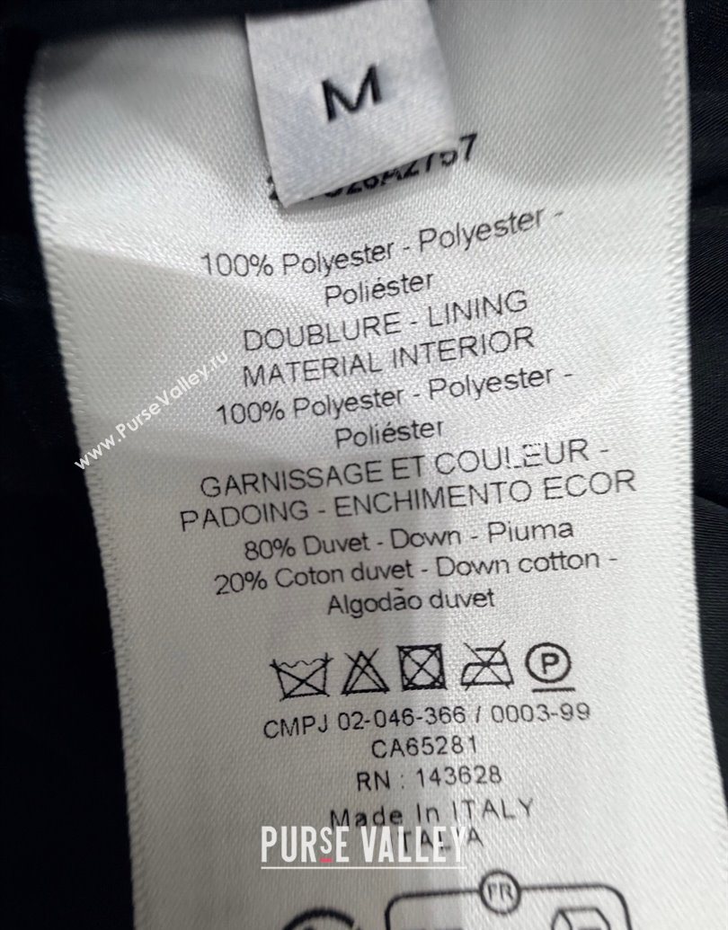 Dior Oblique Down Jacket Blue/Black 2025 1015 (QI-251015098)