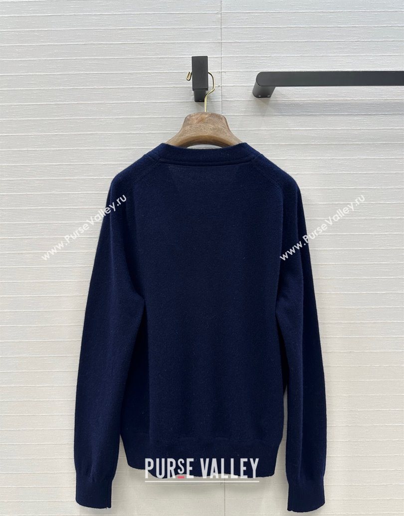 Loro Piana LP Printed Cardigan Blue 2025 1015 (QI-251015082)