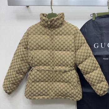 Gucci GG Down Jacket Beige 2025 GG110613 (QI-251106014)