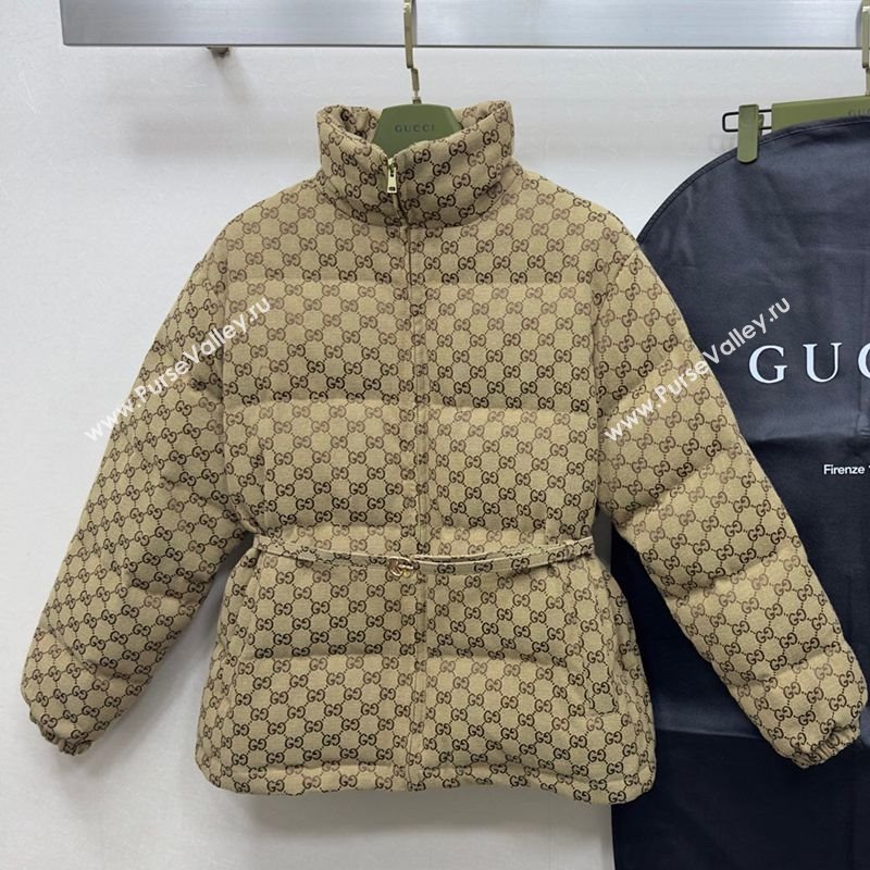 Gucci GG Down Jacket Beige 2025 GG110613 (QI-251106014)
