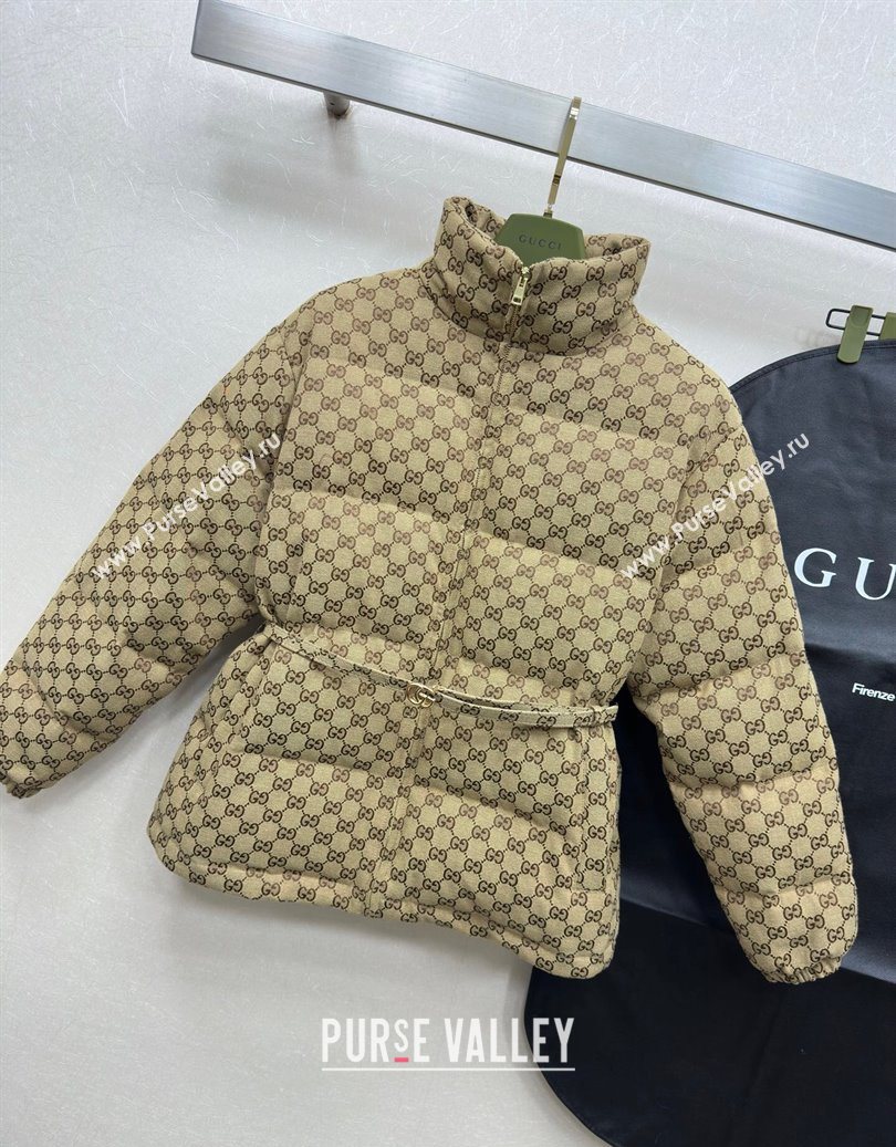 Gucci GG Down Jacket Beige 2025 GG110613 (QI-251106014)