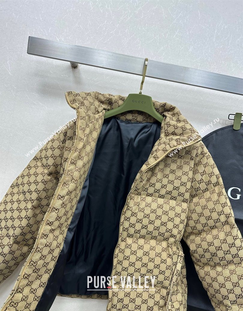 Gucci GG Down Jacket Beige 2025 GG110613 (QI-251106014)
