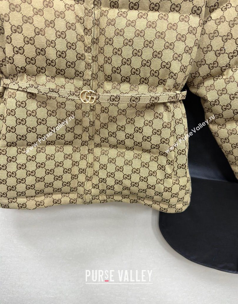 Gucci GG Down Jacket Beige 2025 GG110613 (QI-251106014)