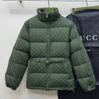 Gucci GG Down Jacket Green 2025 GG110613 (QI-251106015)