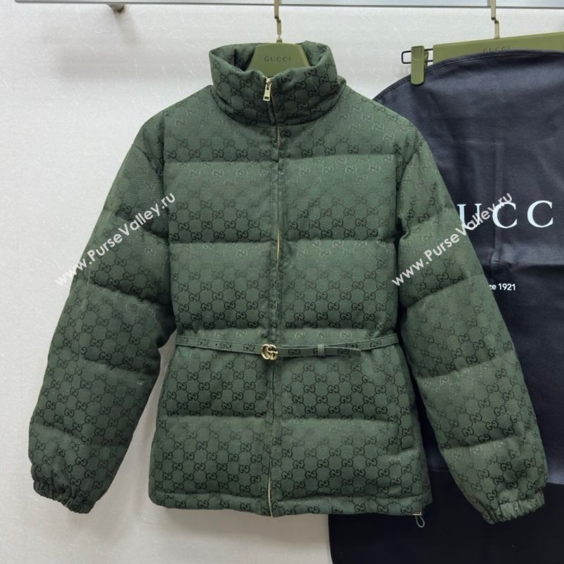 Gucci GG Down Jacket Green 2025 GG110613 (QI-251106015)