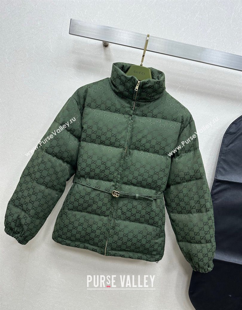 Gucci GG Down Jacket Green 2025 GG110613 (QI-251106015)