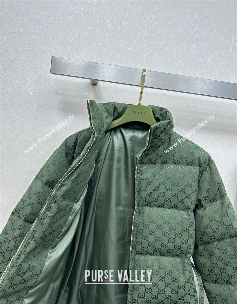 Gucci GG Down Jacket Green 2025 GG110613 (QI-251106015)