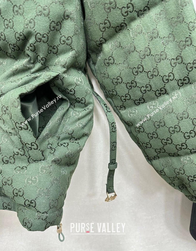 Gucci GG Down Jacket Green 2025 GG110613 (QI-251106015)