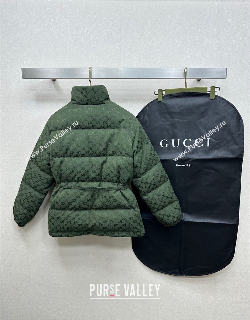 Gucci GG Down Jacket Green 2025 GG110613 (QI-251106015)