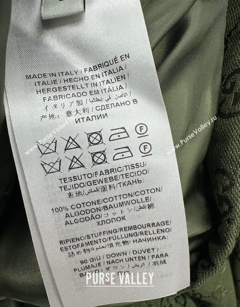 Gucci GG Down Jacket Green 2025 GG110613 (QI-251106015)
