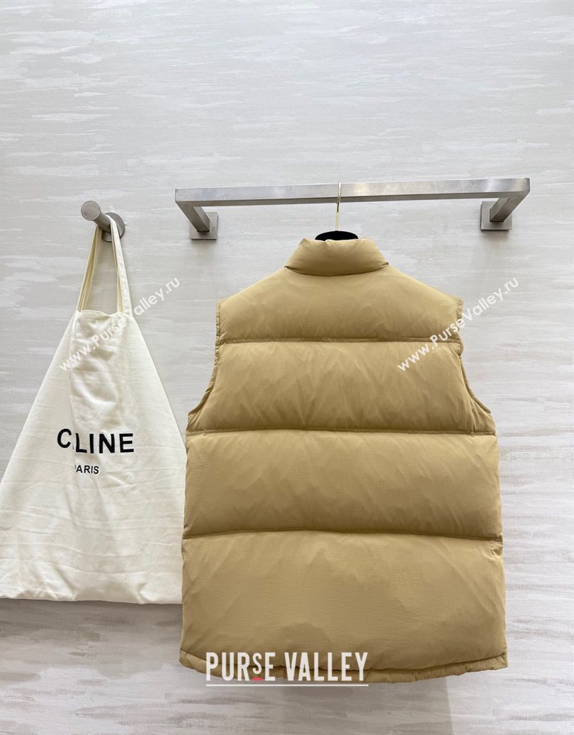 Celine Down Vest Beige 2025 CE110602 (QI-251106004)