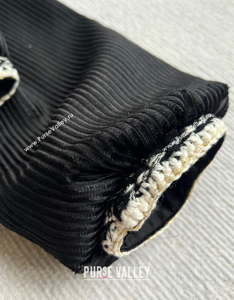 Chanel Tweed Short Jacket Black 2025 CH110606 (QI-251106006)