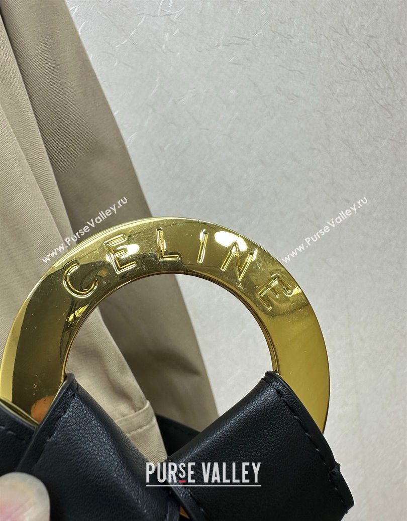 Celine Cotton Long Shirt Khaki 2025 CE110612 (QI-251106012)