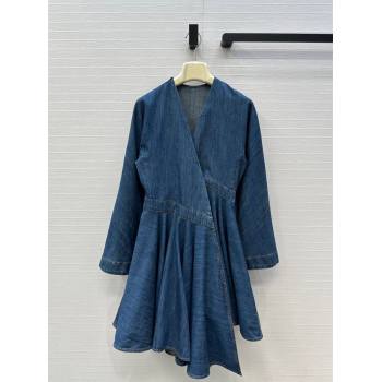 Alaia Denim Dress Blue 2025 AL110601 (QI-251106080)