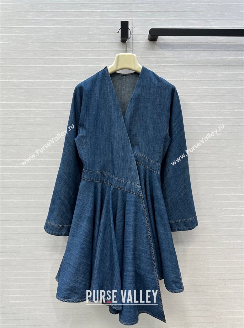 Alaia Denim Dress Blue 2025 AL110601 (QI-251106080)