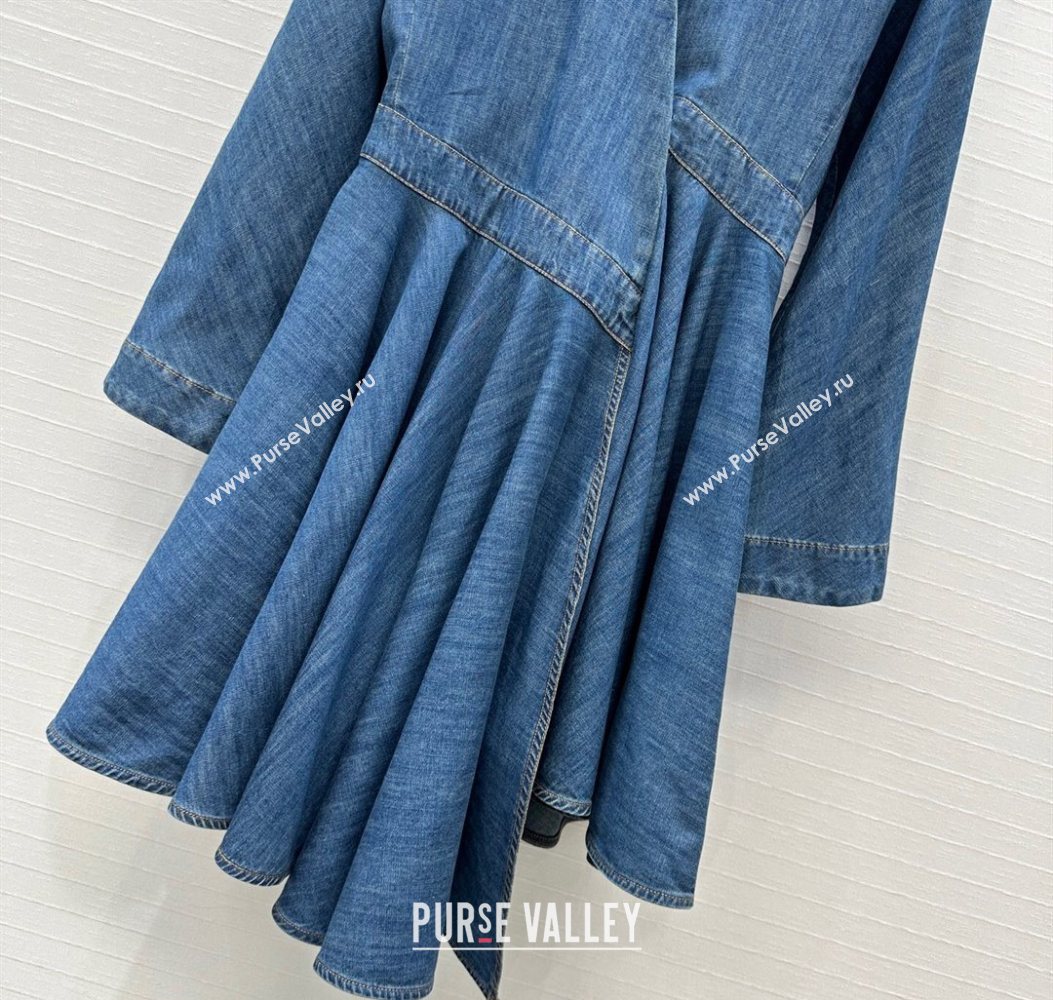 Alaia Denim Dress Blue 2025 AL110601 (QI-251106080)