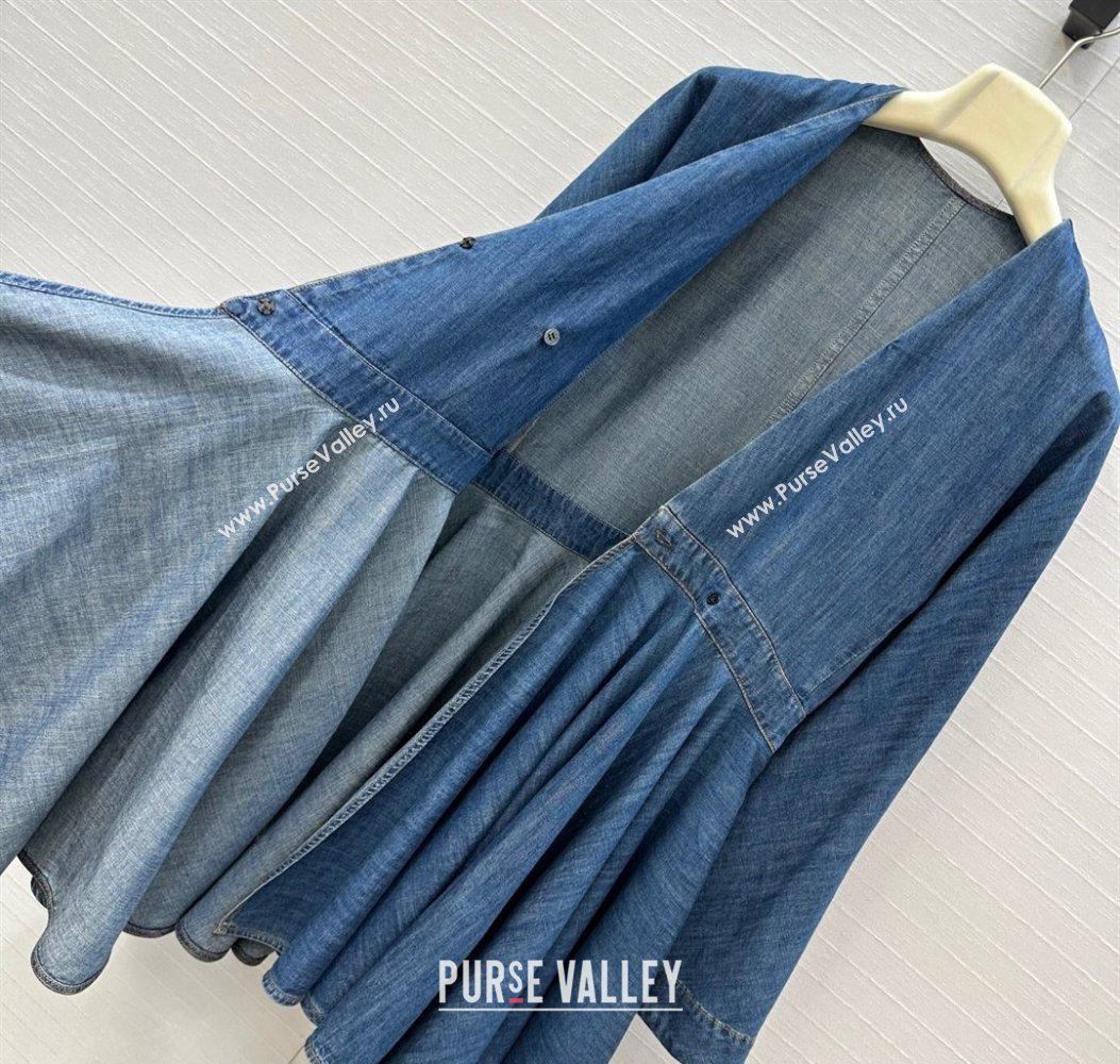 Alaia Denim Dress Blue 2025 AL110601 (QI-251106080)