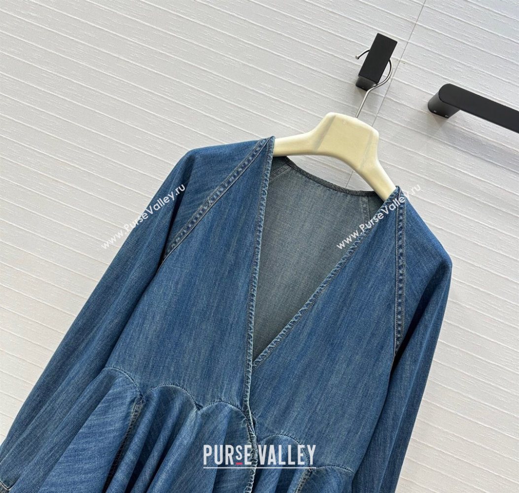 Alaia Denim Dress Blue 2025 AL110602 (QI-251106081)